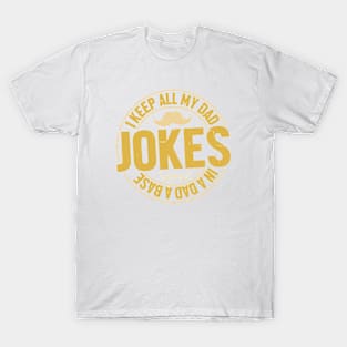 Dad Jokes Retro Gift for Father’s day, Birthday, Thanksgiving, Christmas, New Year T-Shirt